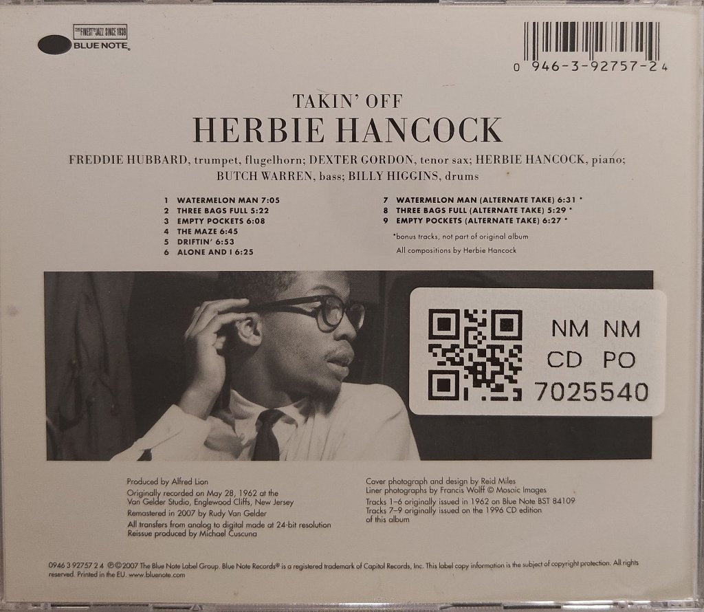Herbie Hancock - Takin' Off (CD)