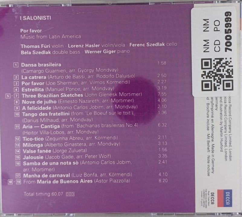 I Salonisti - Por Favor (CD)