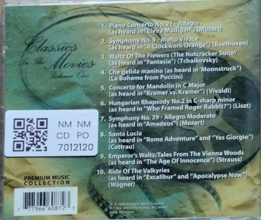 Various - Classics In The Movies Volume One (CD)