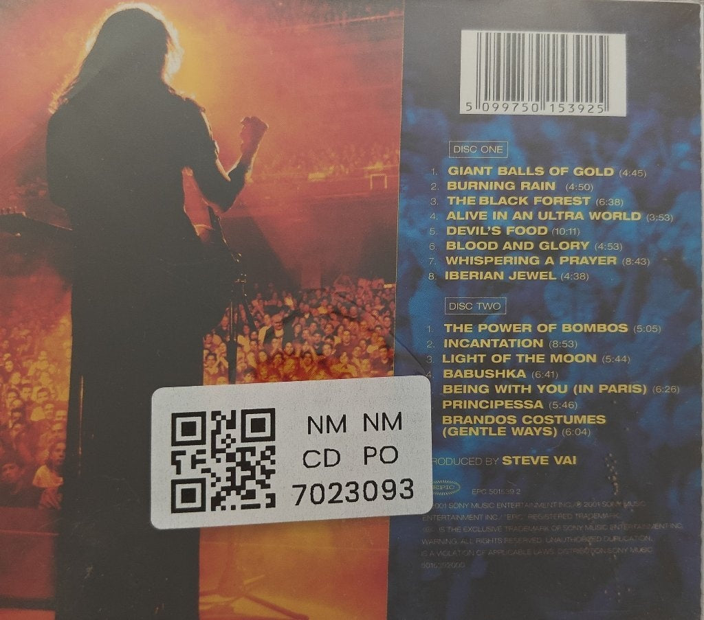 Steve Vai - Alive in an Ultra World (CD) (2)