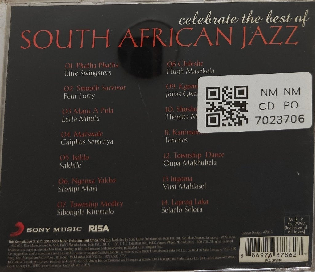Various - Celebrate the Best of South African Jazz (CD)