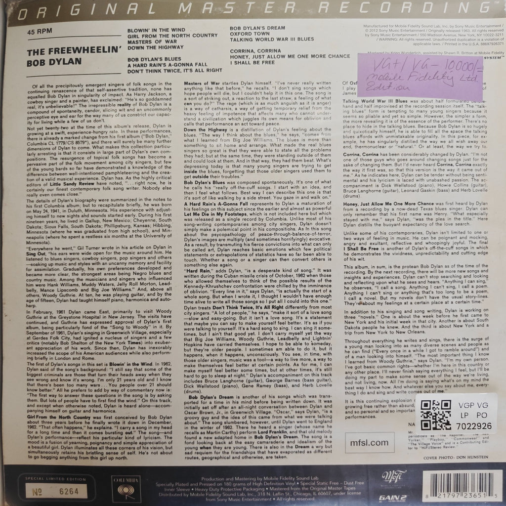 Bob Dylan - The Freewheelin' Bob Dylan (Vinyl) (2)