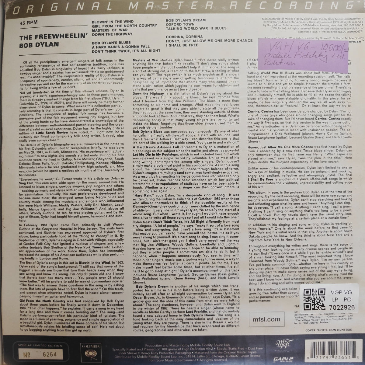 Bob Dylan - The Freewheelin' Bob Dylan (Vinyl) (2)