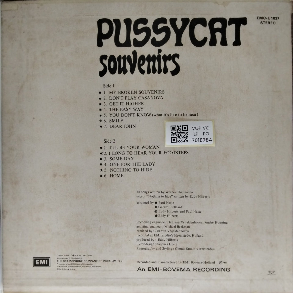 Pussycat - Souvenirs (Vinyl)