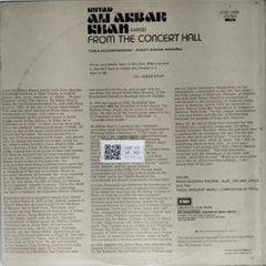Ali Akbar Khan - From the Concert Hall (Vinyl)