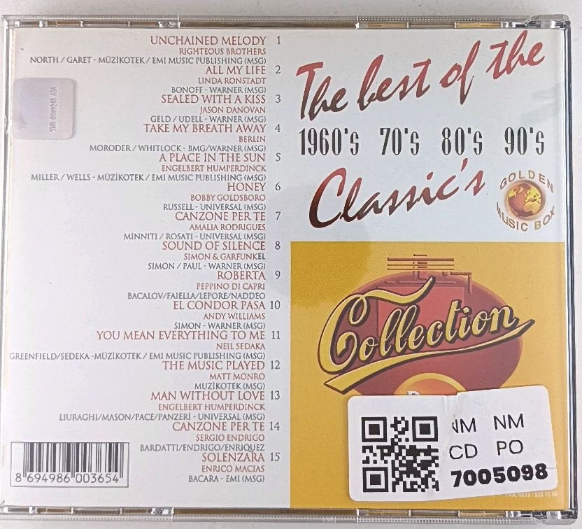 Various - The Best of the Classic's Collection Part 3 (CD)