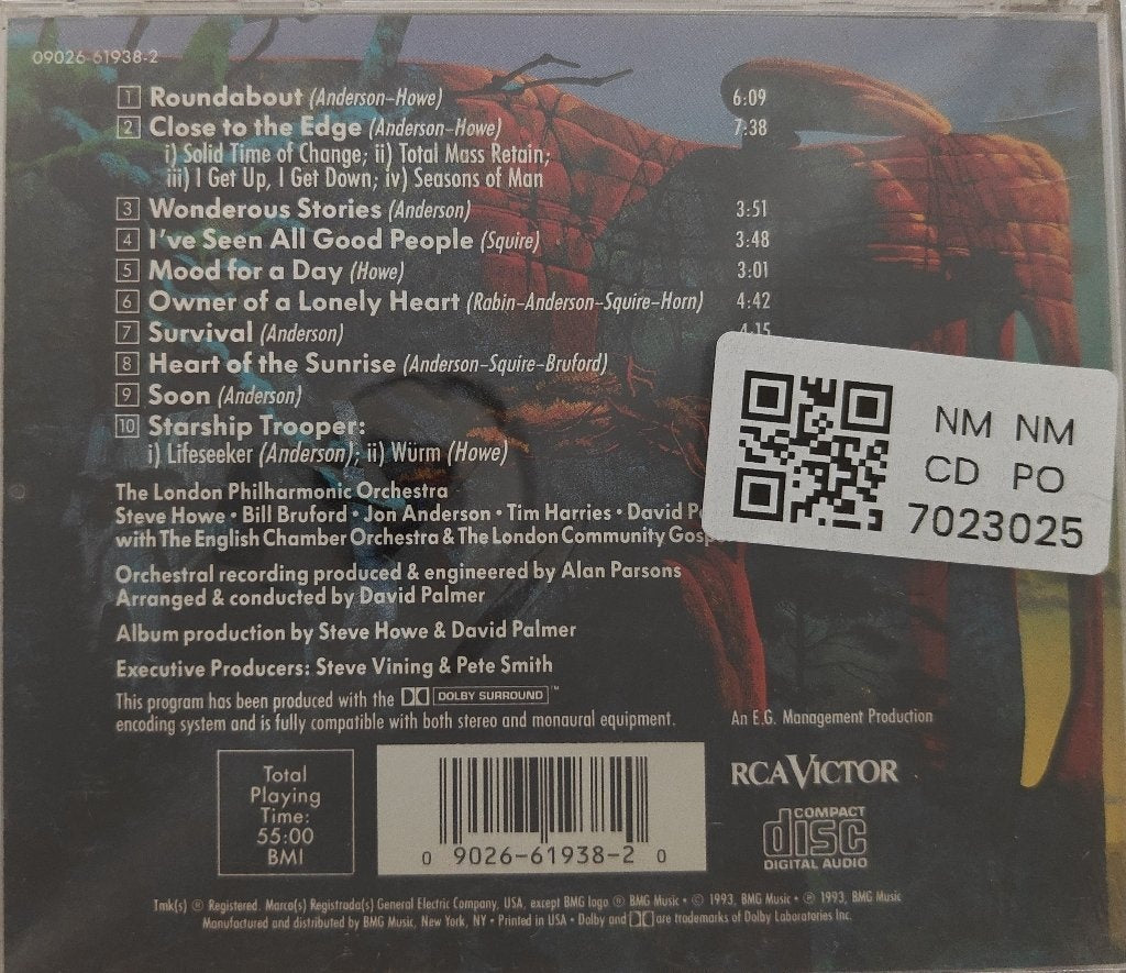 London Philharmonic Orchestra - Symphonic Music of Yes (CD)