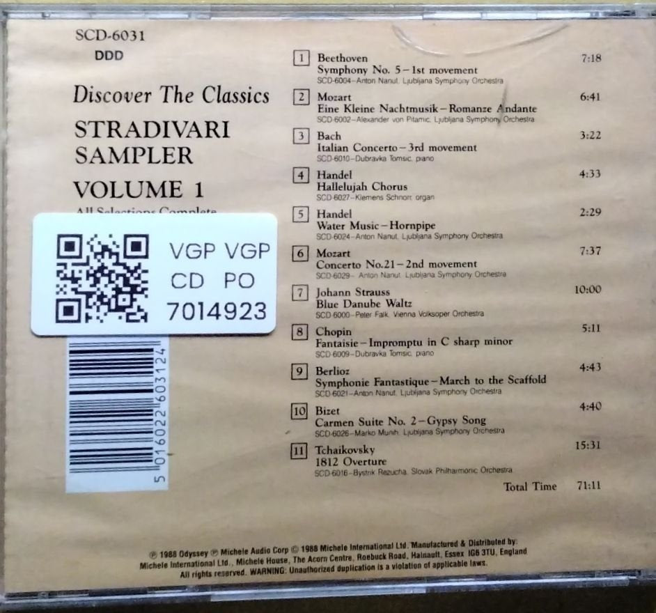 Various - Stradivari Sampler Volume 1 (CD)