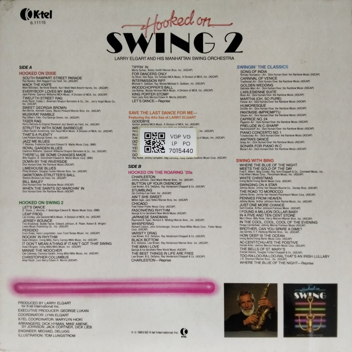 Larry Elgart, Manhattan Swing Orchestra - Hooked on Swing 2 (Vinyl)