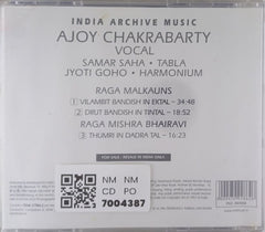 Ajoy Chakrabarty - Raga Malkauns (CD)