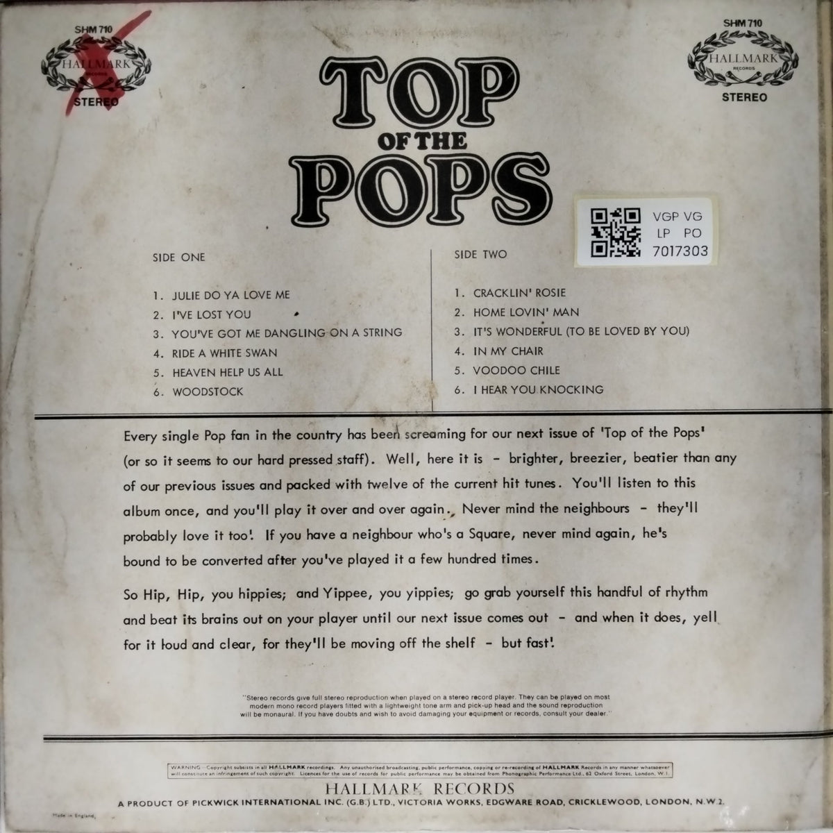 Various - Top of the Pops (Vinyl)