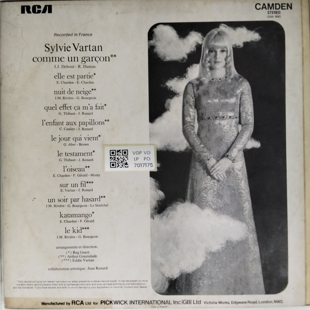 Sylvie Vartan - Sylvie Vartan Sings (Vinyl)
