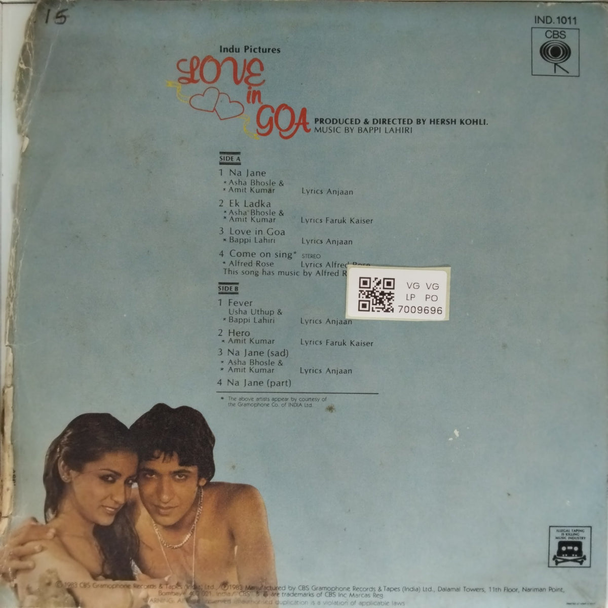 Bappi Lahiri - Love in Goa (Vinyl)