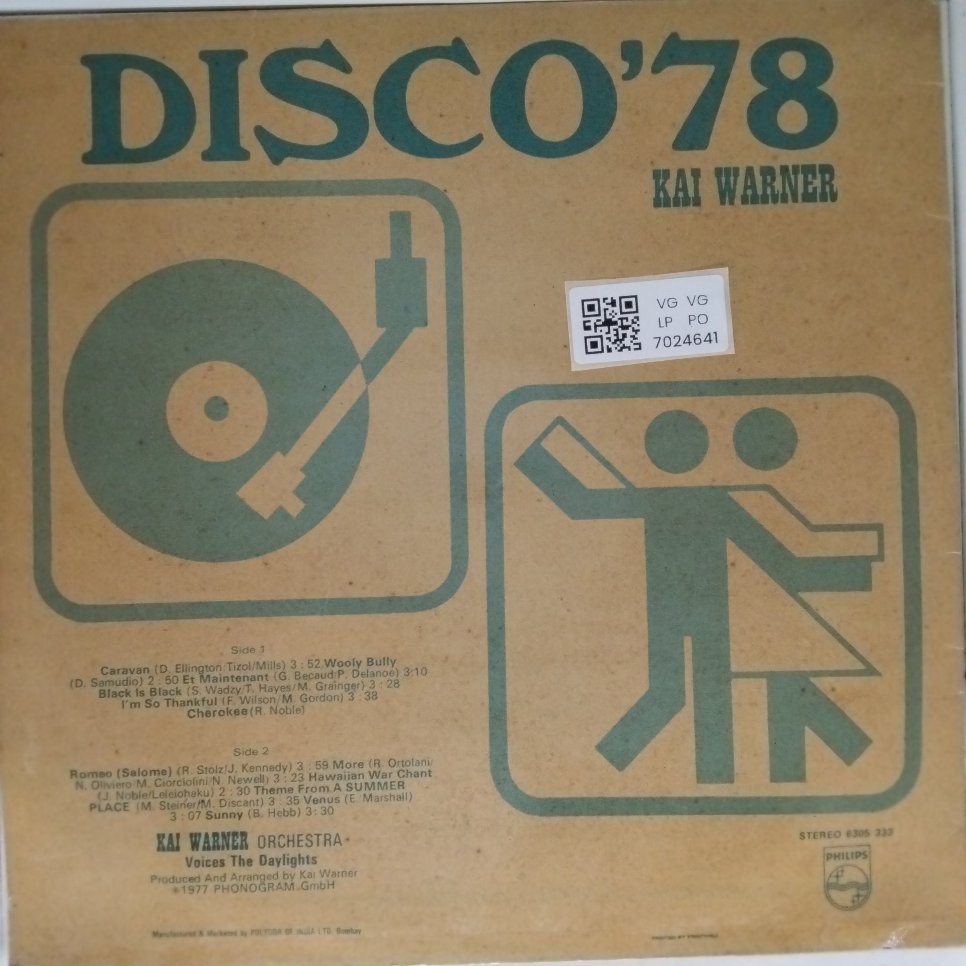 Kai Warner - Disco '78 (Vinyl)