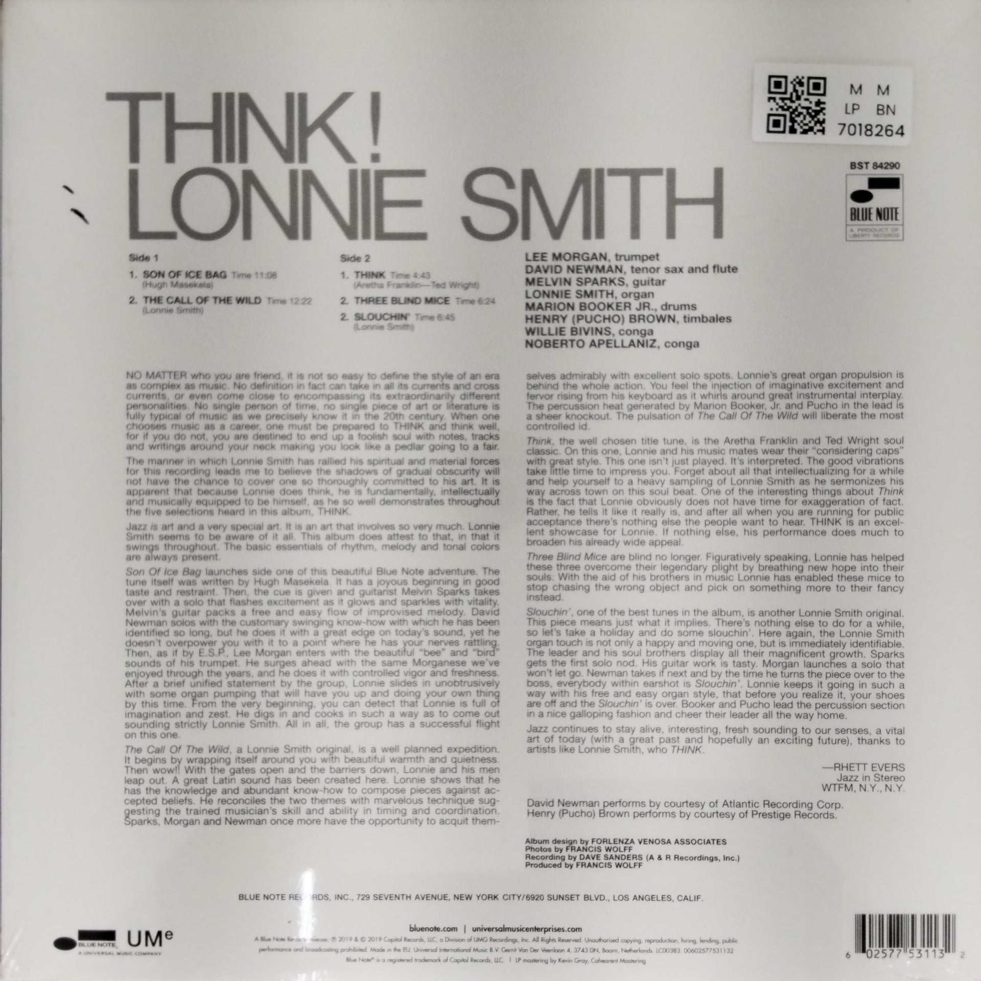 Lonnie Smith - Think! (Vinyl)