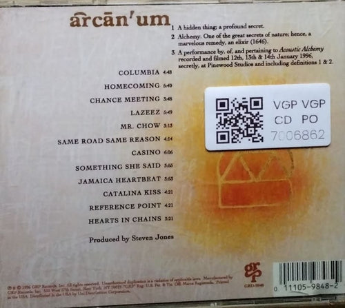 Acoustic Alchemy - arcanum (CD)