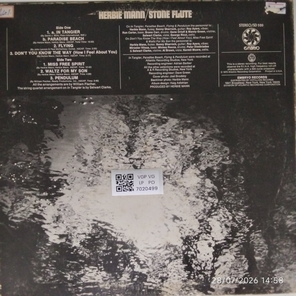 Herbie Mann - Stone Flute (Vinyl)