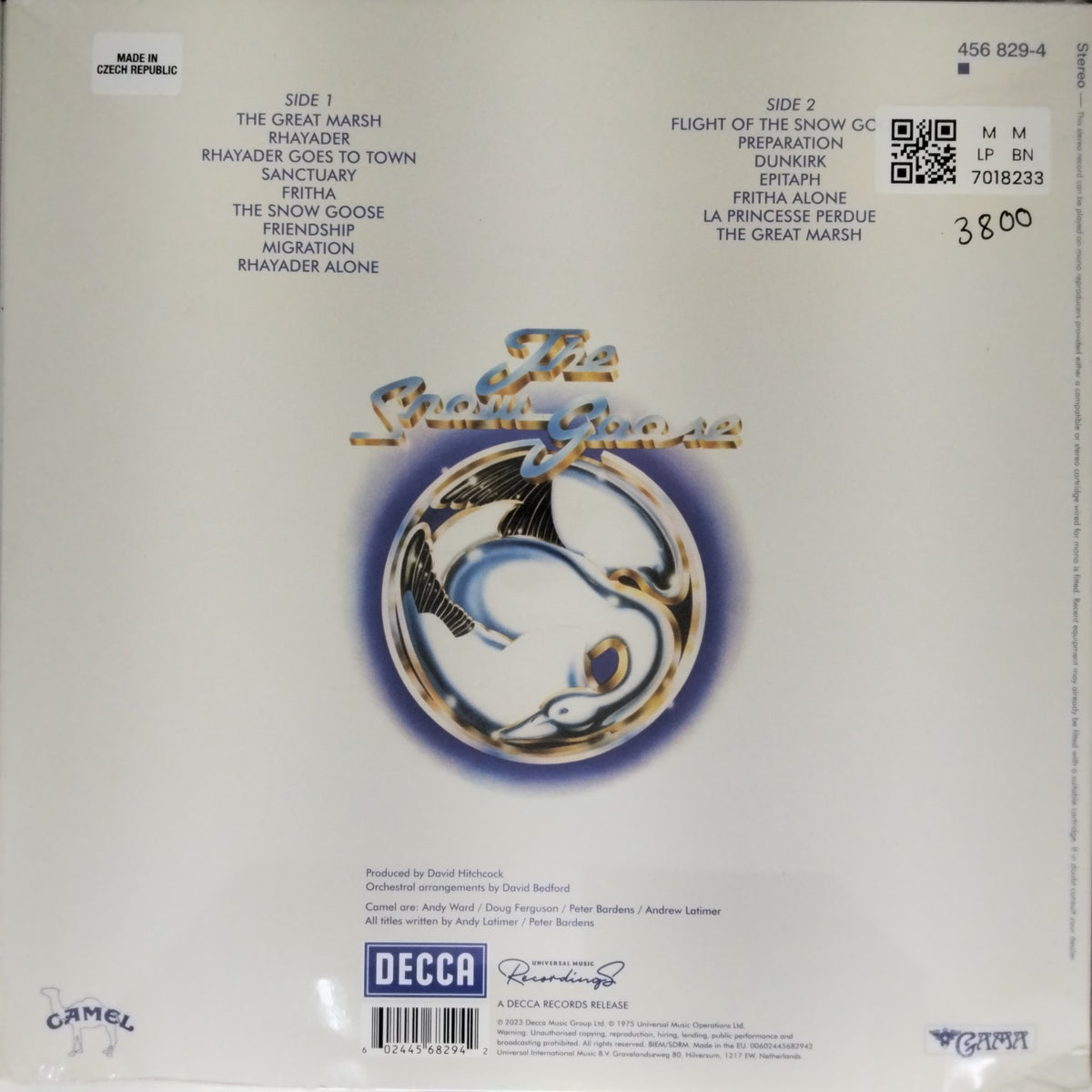 Camel - The Snow Goose (Vinyl)