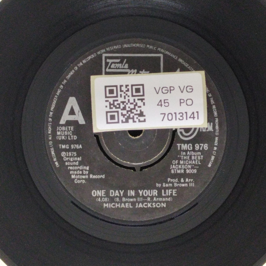 Michael Jackson - Take me Back/One Day In Your Life (45-RPM)