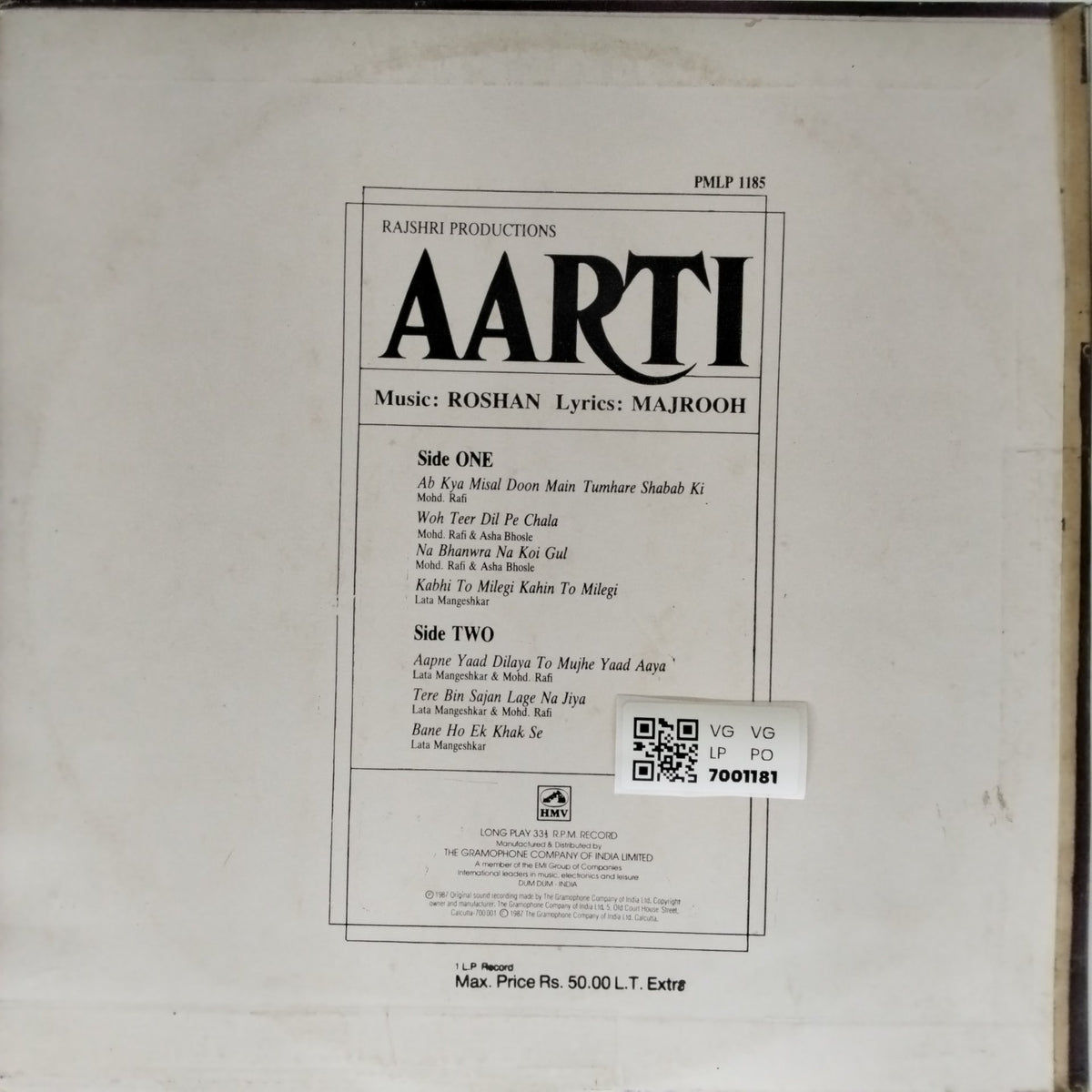 Roshan - Aarti (Vinyl)