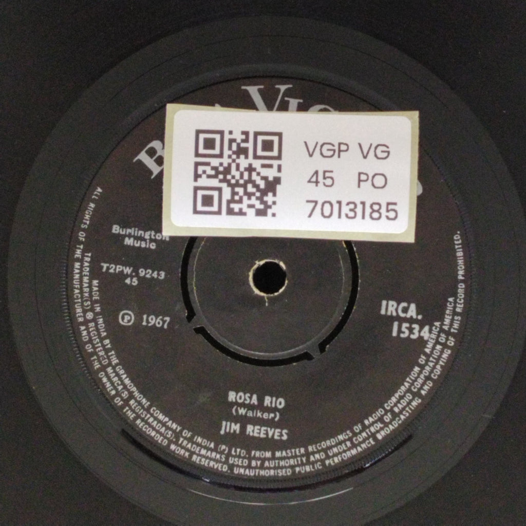 Jim Reeves - There's a New Moon Over My Shoulder (45-RPM)