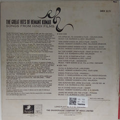 Hemant Kumar - The Great Hits of Hemant Kumar (Vinyl)