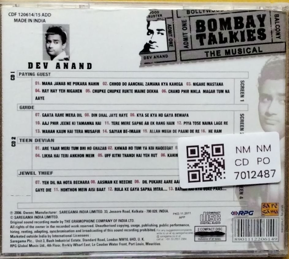 Various - Bombay Talkies The Musical (CD) (2)