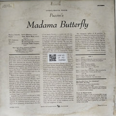 Puccini, Rome Opera House Orchestra and Chorus - Madama Butterfly - Highlights (Vinyl)