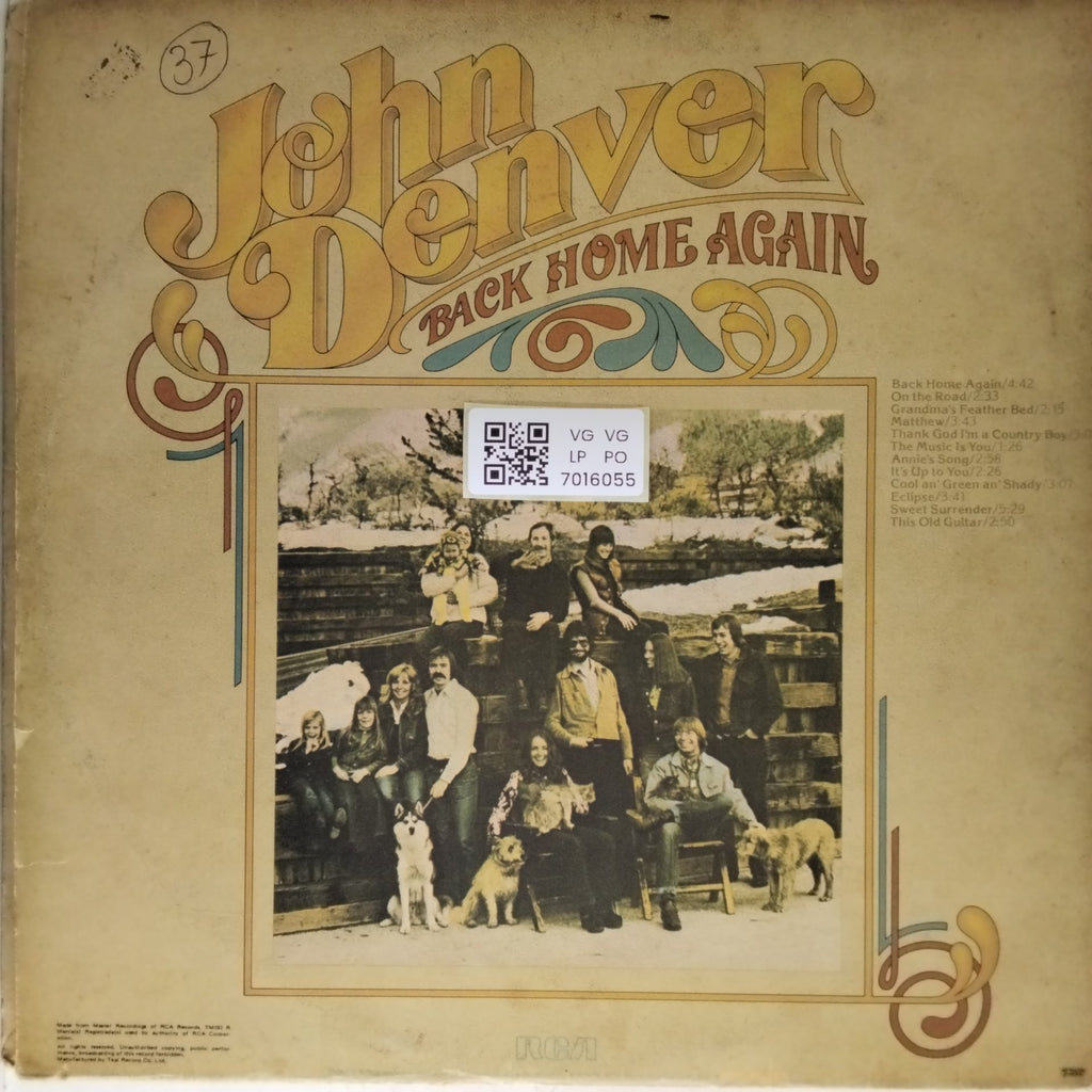 John Denver - Back Home Again (Vinyl)