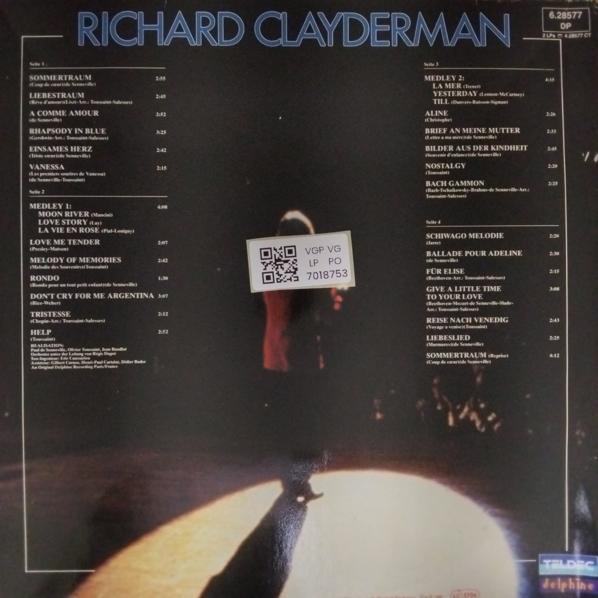 Richard Clayderman - In Concert (Vinyl)