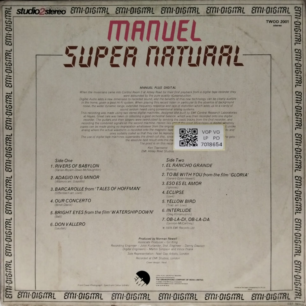 Manuel - Super Natural (Vinyl)