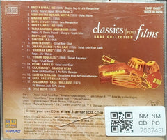 Pt. Bhimsen Joshi, Pt. Jasraj, Ustad Amir Khan, Ustad Ali Akbar Khan, Pt. Nikhil Banerjee, Pt. Samta Prasad, Gopikrishna, Protima Banerjee, Manna Dey, Asha Bhosle, Suman Kalyanpur, Lata Mangeshkar - Classics from Films - Rare Collection (CD)