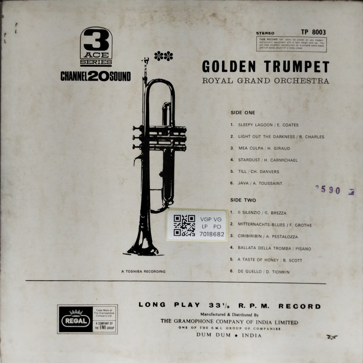 Royal Grand Orchestra - Golden Trumpet (Vinyl)