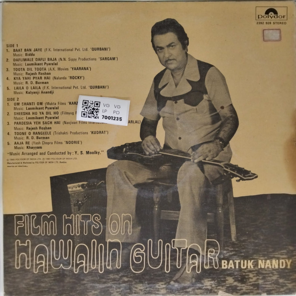 Batuk Nandy - Film Hits on Hawaiian Guitar (Vinyl)