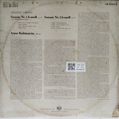 Artur Rubinstein - Sonate Nr. 2 b-moll op. 35 'Mit dem Trauermarsch' / Sonate Nr. 3 h-moll op. 58 (Vinyl)