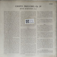 Artur Rubinstein - Chopin Preludes (Vinyl)