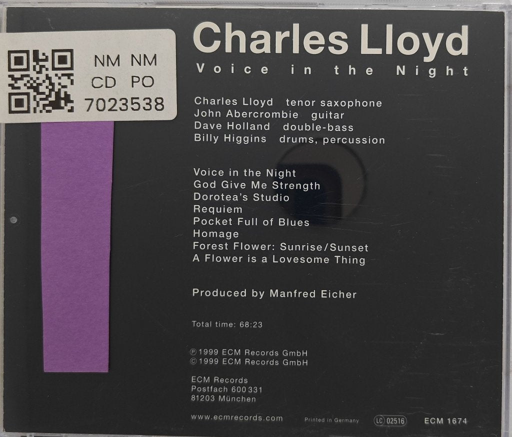 Charles Lloyd - Voice in the Night (CD)