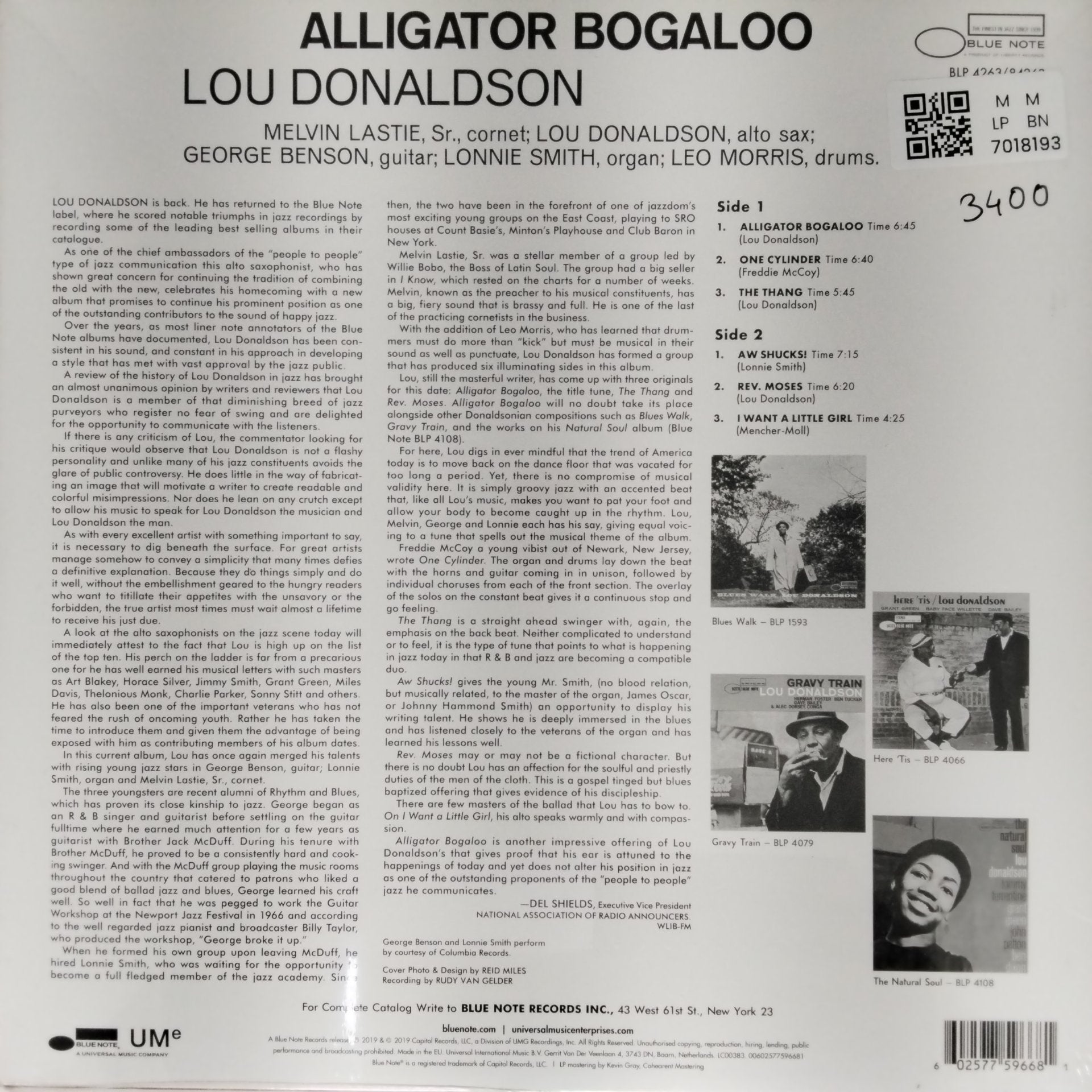 Lou Donaldson - Alligator Bogaloo (Vinyl)