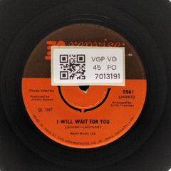 Nancy Sinatra, Frank Sinatra - Somethin' Stupid / I Will Wait for You (45-RPM)