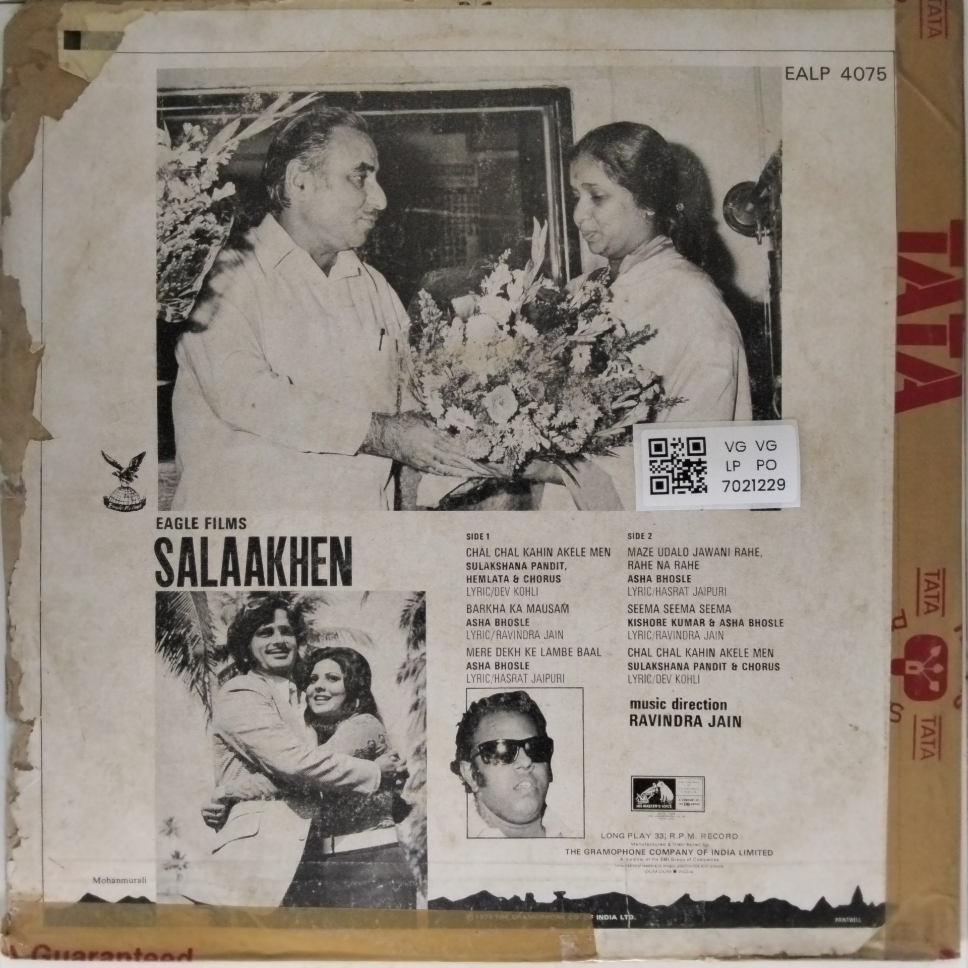 Ravindra Jain - Salaakhen (Vinyl)