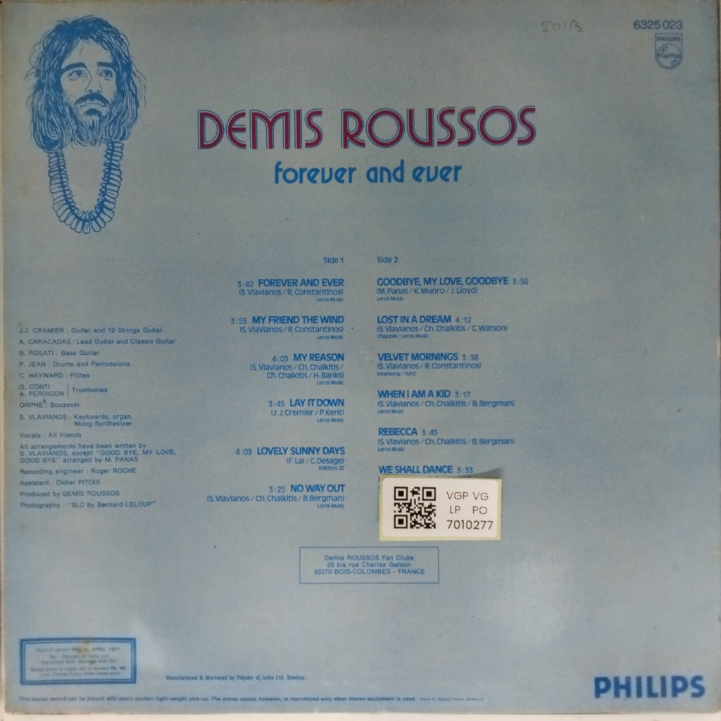 Demis Roussos - Forever and Ever (Vinyl)