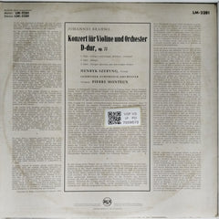 Henryk Szeryng - Violinkonzert D-dur (Vinyl)