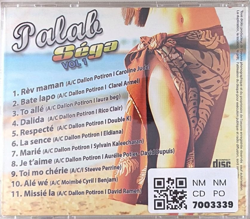 Dallon Potiron - Palab Séga Vol 1: Rèv maman (CD)