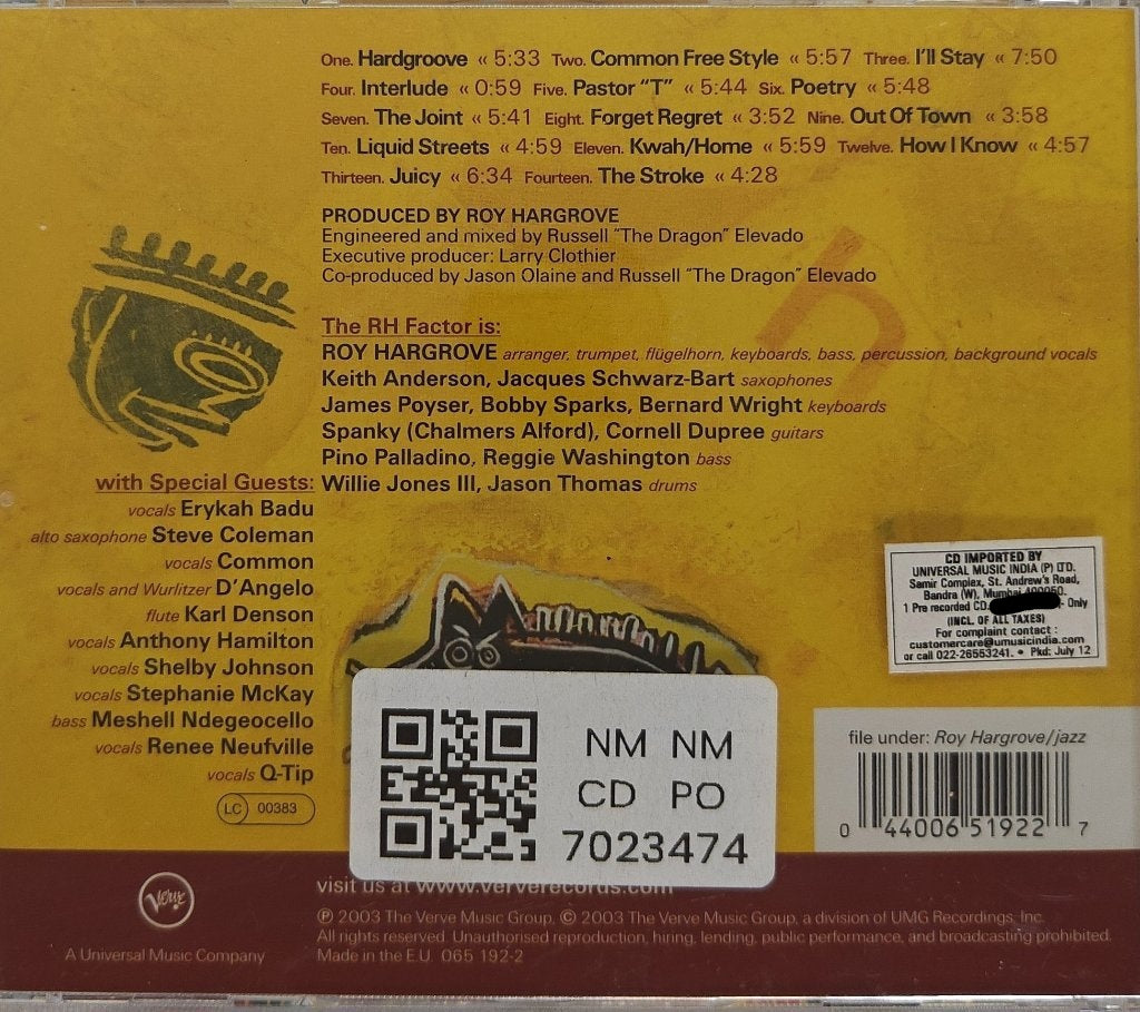 Roy Hargrove - Hard Groove (CD)