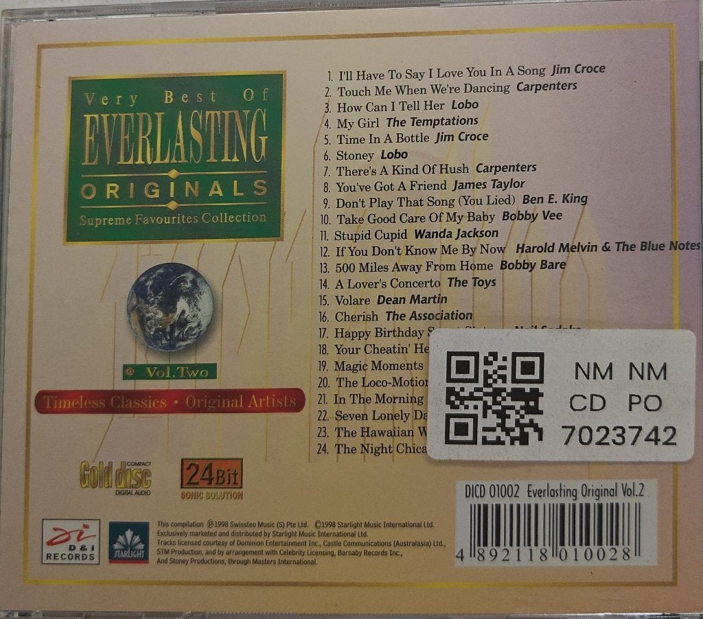 Various - Very Best Of Everlasting Originals - Vol. Two (CD)