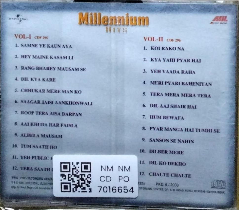 Kishore Kumar - Millennium Hits (CD) (2)