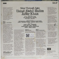 Ustad Abdul Halim Jaffer Khan - Sitar Through Ages (Vinyl)