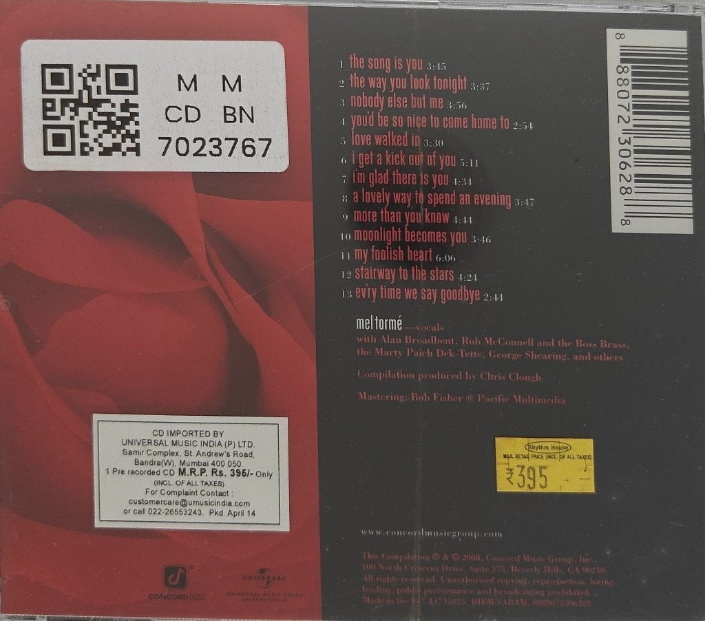 Mel Tormé - Sings for Lovers (CD)