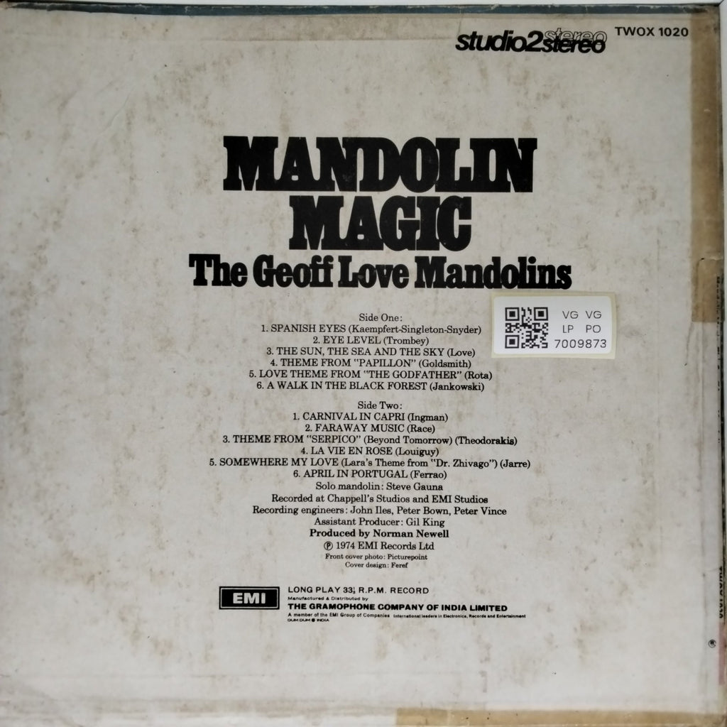 The Geoff Love Mandolins - Mandolin Magic (Vinyl)