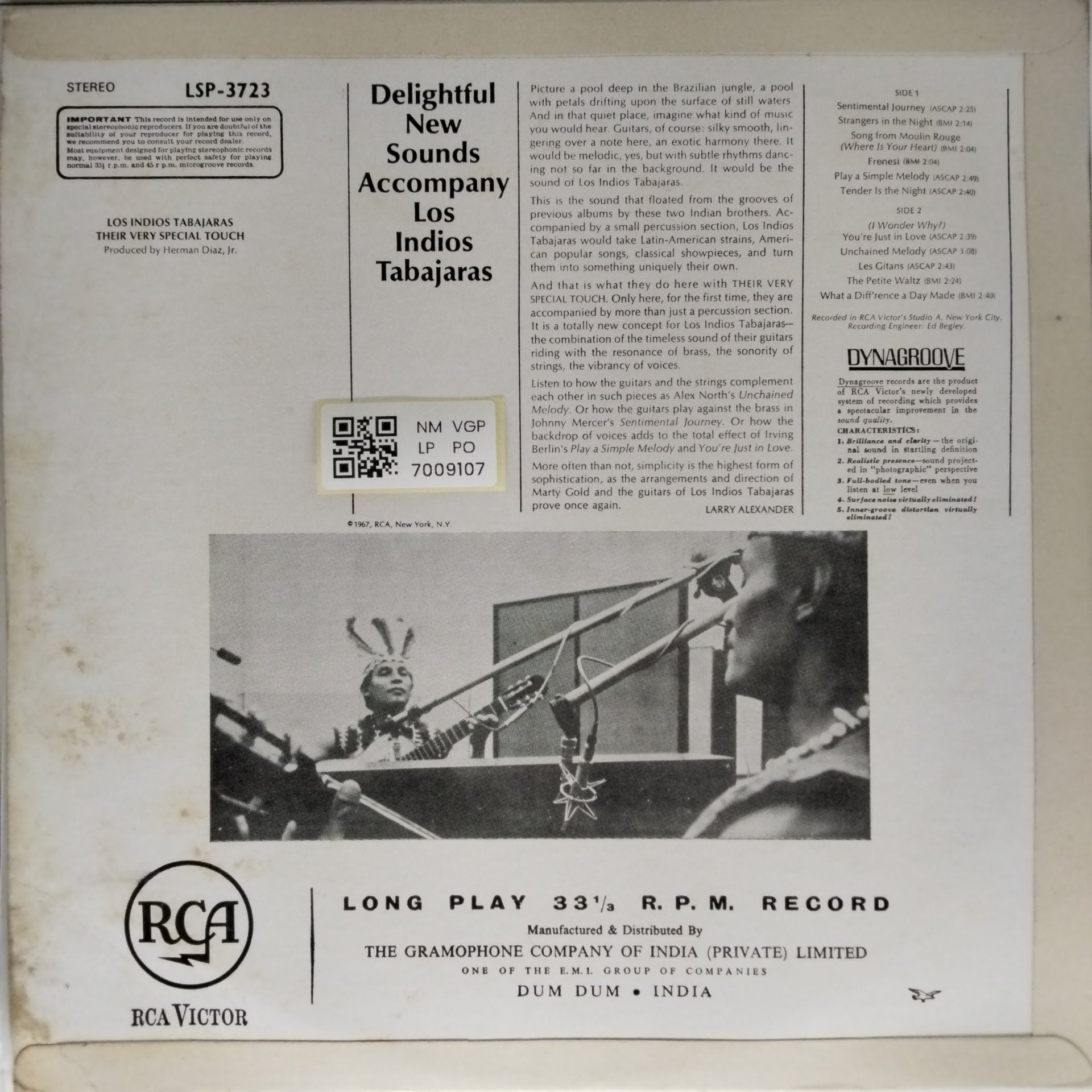 Los Indios Tabajaras - Their Very Special Touch (Vinyl)